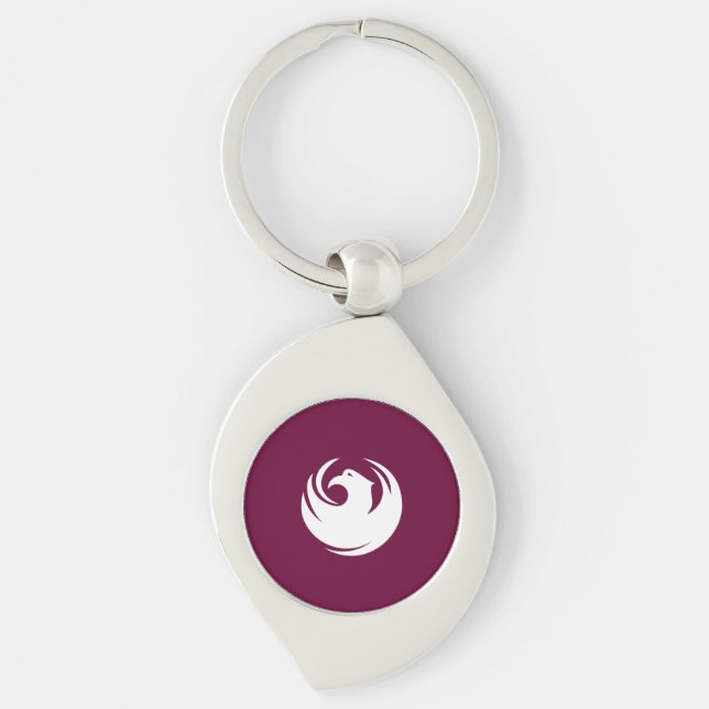 Flag of Phoenix, Arizona Key Ring (Front)