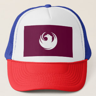 Flag of Phoenix city Arizona Trucker Hat
