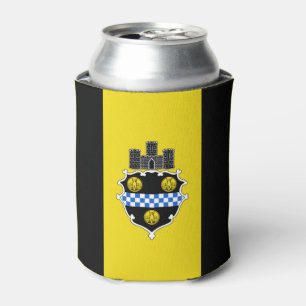 Flag of Pittsburgh, Pennsylvania Can Cooler