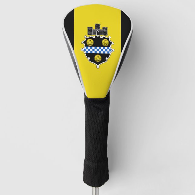 Flag of Pittsburgh, Pennsylvania Golf Head Cover (Front)