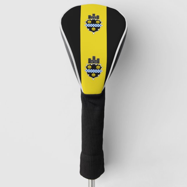 Flag of Pittsburgh, Pennsylvania Golf Head Cover (Front)