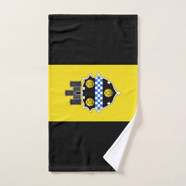 Flag of Pittsburgh, Pennsylvania Hand Towel (Hand Towel)
