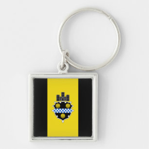 Flag of Pittsburgh, Pennsylvania Keychain