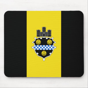 Flag of Pittsburgh, Pennsylvania Mouse Pad