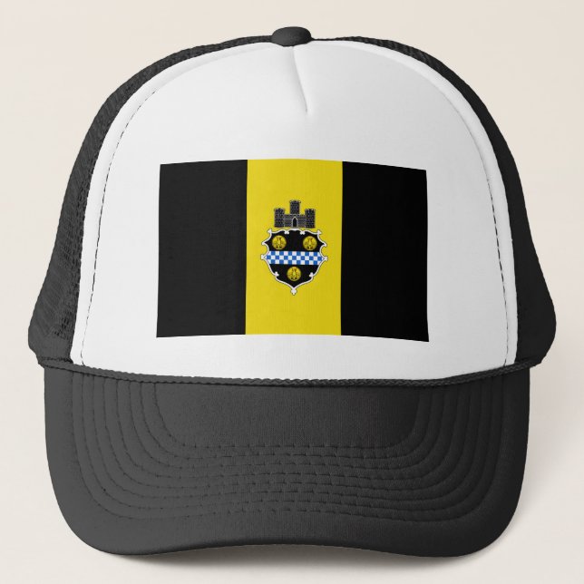 Flag of Pittsburgh, Pennsylvania Trucker Hat (Front)