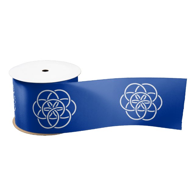 Flag of Planet Earth Satin Ribbon (Spool)