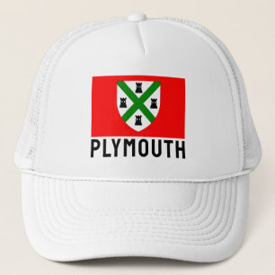 Flag of Plymouth (England) Trucker Hat