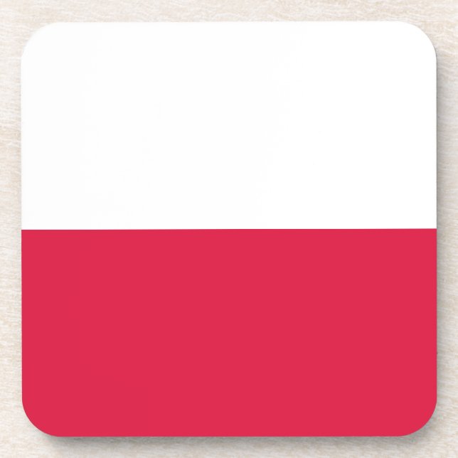 Flag of Poland Coaster (Front)