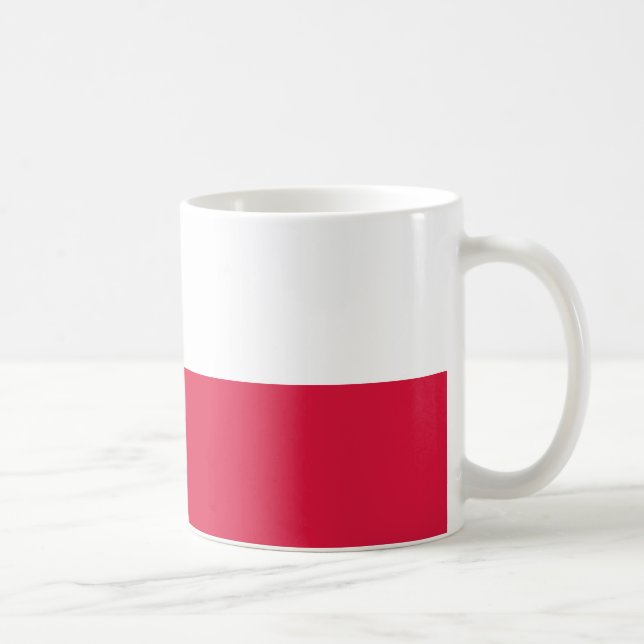 Flag of Poland Coffee Mug (Right)