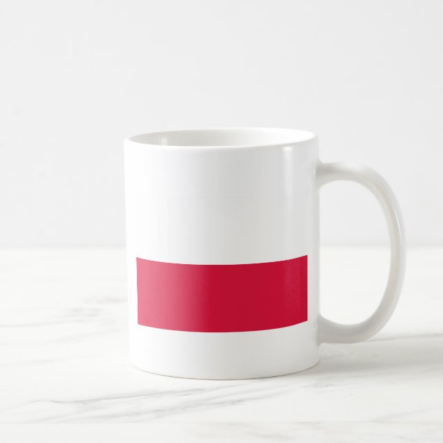 Flag of Poland Coffee Mug (Right)