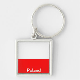 Flag of Poland Key Ring