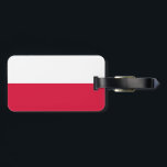 Flag of Poland Luggage Tag w/ leather strap<br><div class="desc">Flag of Poland Luggage Tag w/ leather strap</div>