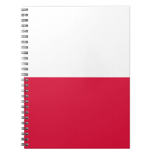 Flag of Poland Spiral Notebook