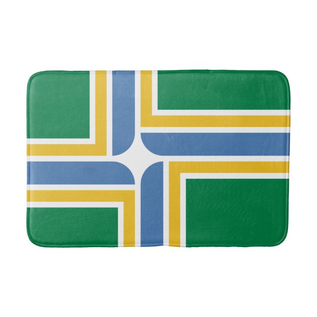 Flag of Portland, Oregon Bath Mat (Front)