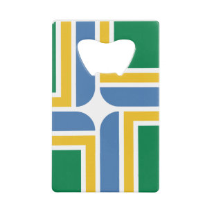 Flag of Portland, Oregon Credit Card Bottle Opener