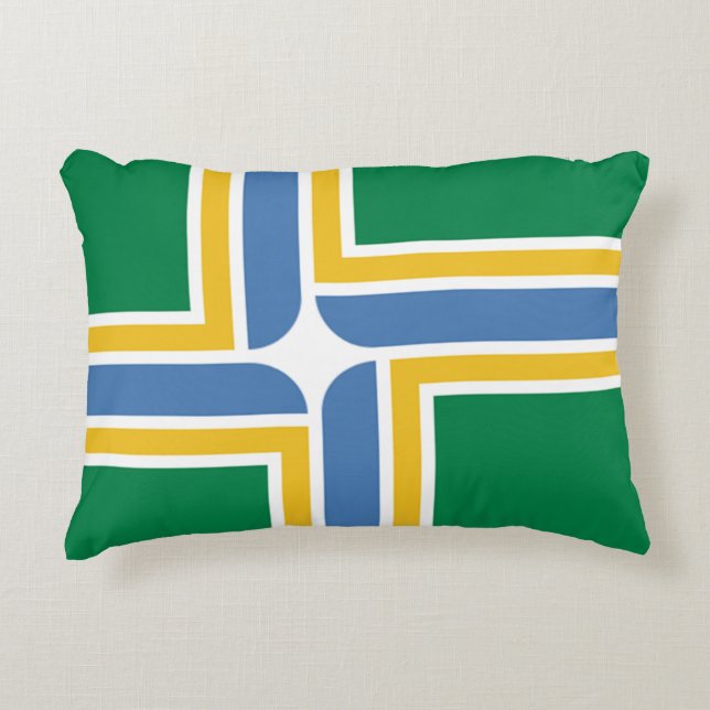 Flag of Portland, Oregon Decorative Cushion (Front)