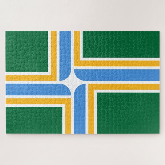 Flag of Portland (Oregon) Jigsaw Puzzle (Horizontal)