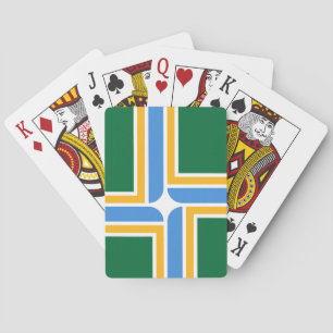 Flag of Portland (Oregon) Playing Cards