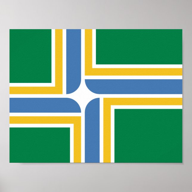 Flag of Portland, Oregon Poster (Front)