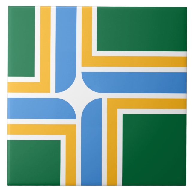 Flag of Portland (Oregon) Tile (Front)