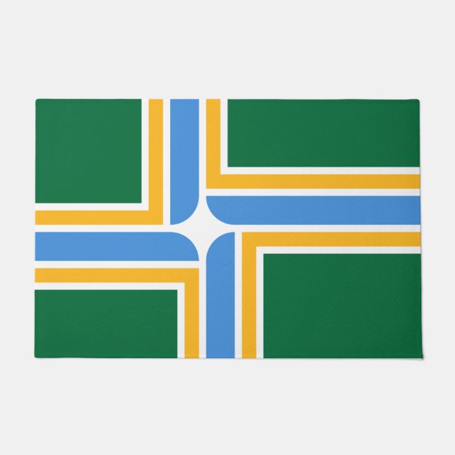 Flag of Portland (Oregon, US city) Doormat (Front)