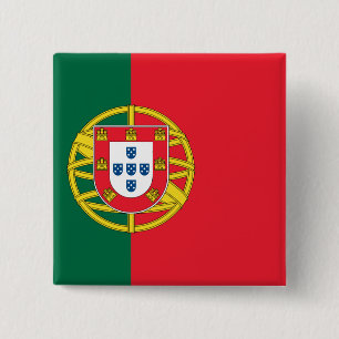 Flag of Portugal 15 Cm Square Badge
