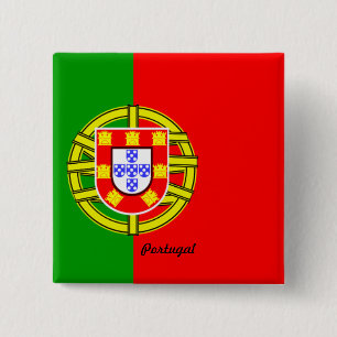 Flag of Portugal 15 Cm Square Badge