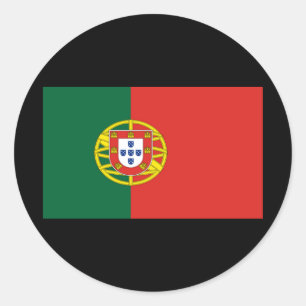 Flag of Portugal Classic Round Sticker