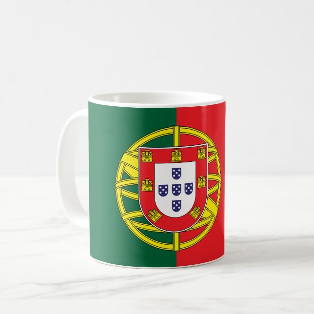 Flag of Portugal Coffee Mug (Front Left)