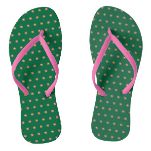Flag of Portugal dotted pattern  Jandals