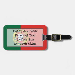 Flag of Portugal Easy ID Personal Luggage Tag