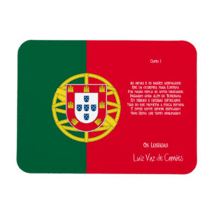 Flag of Portugal for Day of Portugal holiday Magnet
