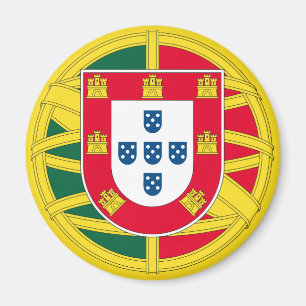 Flag of Portugal for Day of Portugal holiday Magnet