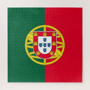 Flag of Portugal for National Day celebration Jigsaw Puzzle