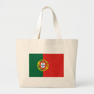 Flag of Portugal Large Tote Bag