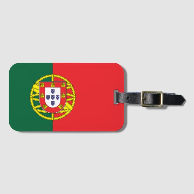 Flag of Portugal Luggage Tag (Front Horizontal)