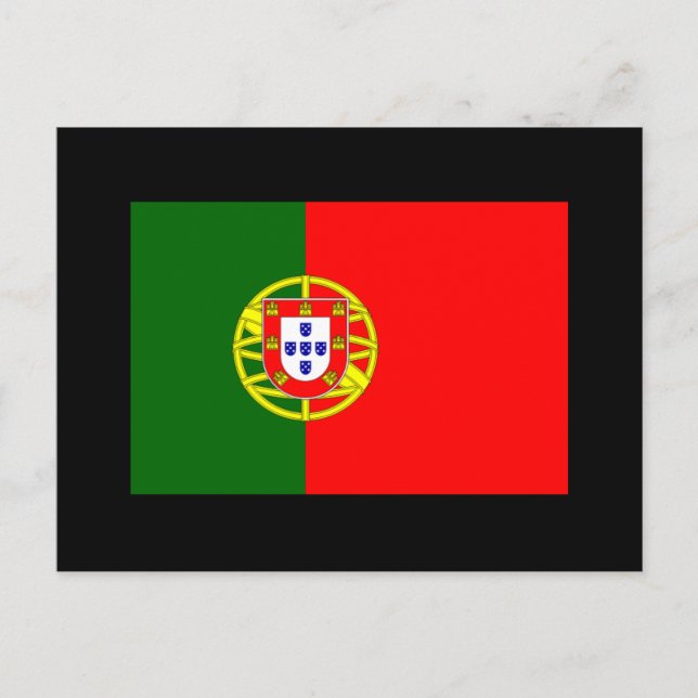Flag of Portugal Postcard (Front)
