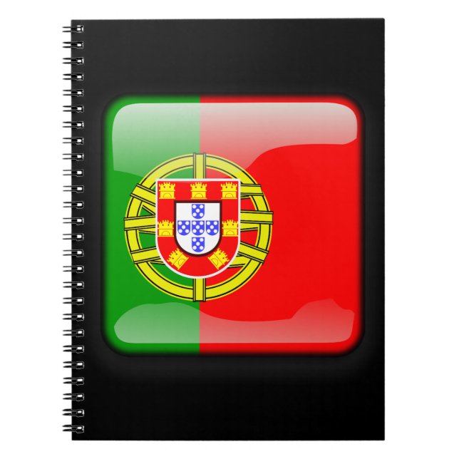 Flag of Portugal Spiral Notebook (Front)