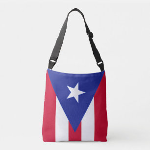 Flag of Puerto Rico - Bandera de Puerto Rico Crossbody Bag