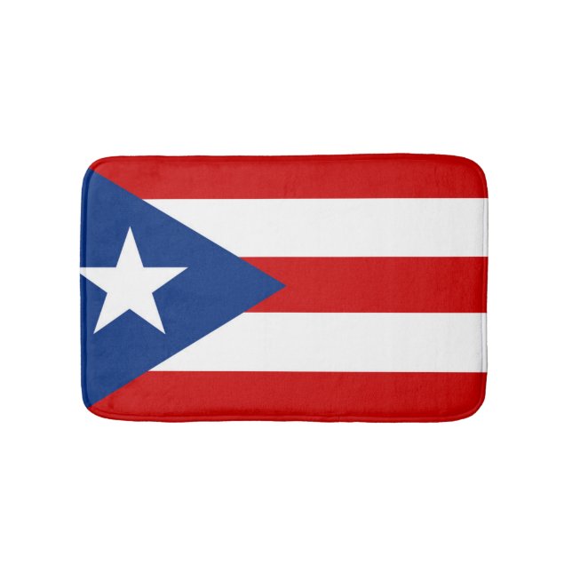 Flag of Puerto Rico Bath Mat (Front)