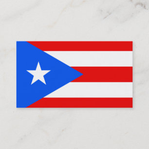 Flag of Puerto Rico Business Cards