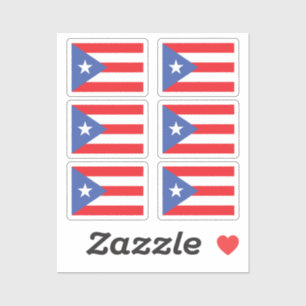 Flag of Puerto Rico Collection pack of 6