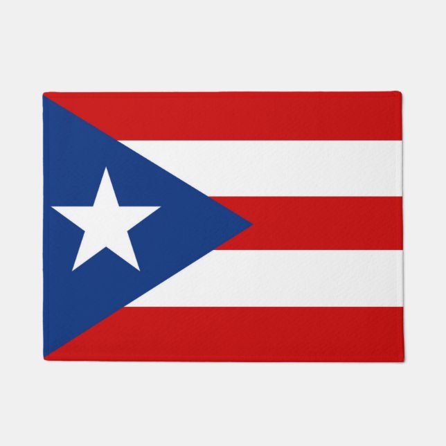 Flag of Puerto Rico Doormat (Front)