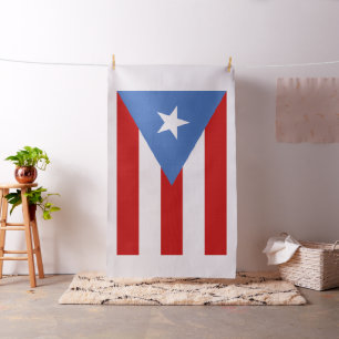 Flag of Puerto Rico Fabric