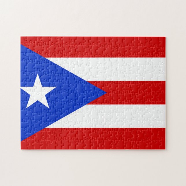 Flag of Puerto Rico Jigsaw Puzzle (Horizontal)
