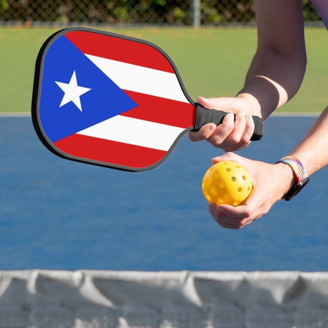 Flag of Puerto Rico Pickleball Paddle (Insitu)