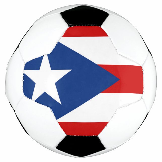 Flag of Puerto Rico Soccer Ball (Front)