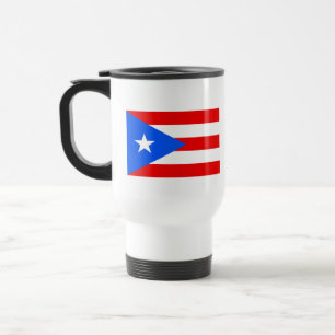 Flag of Puerto Rico Travel Mug