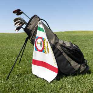 Flag of Puglia (Italy) Golf Towel