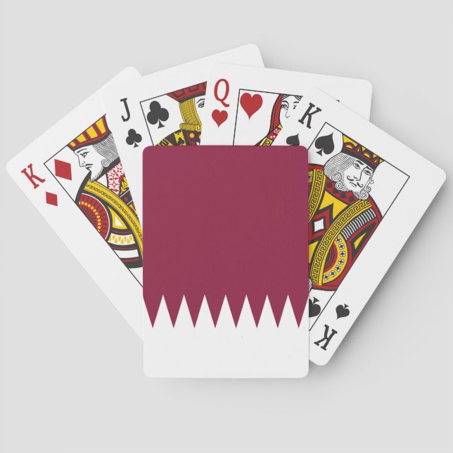 Flag of Qatar Playing Cards (Back)
